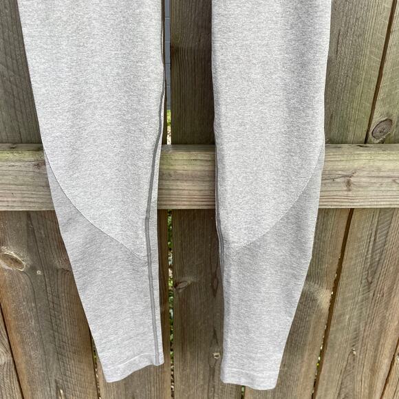 Gymshark Flex High Waisted Leggings Fitted Gym Workout Pants Gray Teal Size XS - Picture 4 of 6